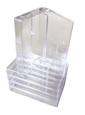 Audio Music Cassette Tape Jewel Cases, Replacement Clear for Storage 5 
