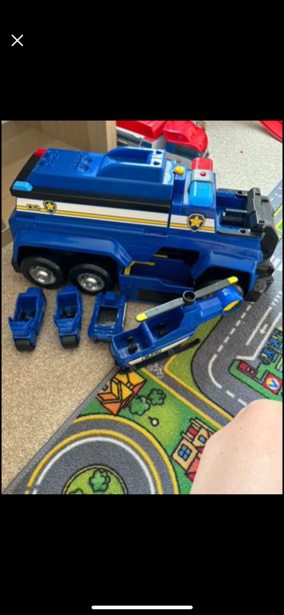 コンバットジョー　カリフォルニアハイウェイパトロール　(タカラ) Spin Master Paw Patrol Chase Ultimate Police Cruiser 5 in 1