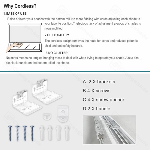 Cellular Blinds Top Down Bottom Up Cordless Shade Four Colors Free Shipping - Bild 8 von 44