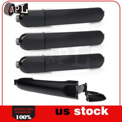 Pair Outside Door Handle For Nissan Versa 07-12 Front Rear Left LH ...