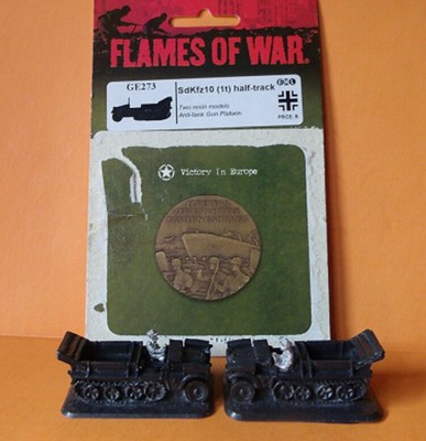 GE273) FLAMES OF WAR GERMAN HALF-TRACK ANTI TANK GUN PLATOON (E-M-L) | eBay