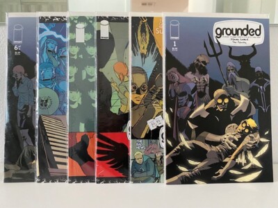 GROUNDED #1 2 3 4 5 6 NM+ COMPLETE SET (IMAGE 2005) *MARK SABLE* *PAUL AZACOTA*