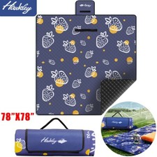 78"x78" Waterproof Picnic Mat Blanket Pad Outdoor Folding Camping Beach Blanket
