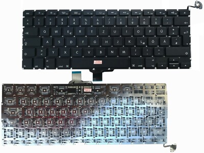DE - Tastatur ohne Beleuchtung kompatibel für MacBook Pro 13'' A1278 Mid-2012