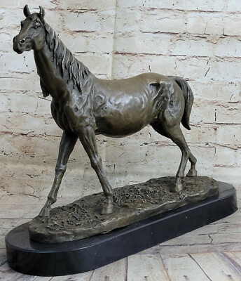 Lost Wachs Große Abstrakte Modern Kunst Pferd Messingskulptur Statue Von Pj Mene