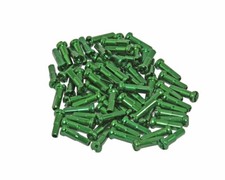 F R BICYCLE ALLOY SPOKE NIPPLES/16MM 14G GREEN. CUSTOM AMOUNT 