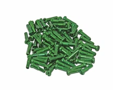 F&R BICYCLE ALLOY SPOKE NIPPLES/16MM 14G GREEN. (CUSTOM AMOUNT)