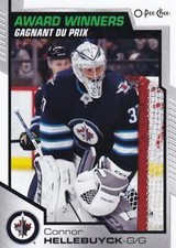 #602 Connor Hellebuyck - Winnipeg Jets - 2020-21 O-Pee-Chee Update Hockey