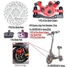 For iENYRID M4 Pro S+ Electric Scooter Brake Calipers, Brake Discs, Brake Pads