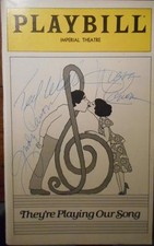Diana Canova  Judy Canova Ted Wass Signed Playbill They're Playing Our Song 1981