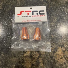 Strc Axial Scx10 Orange Rear Lock Outs (new)