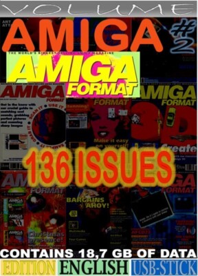 AMIGA FORMAT MAGAZINES AS PDF TO USB STICK