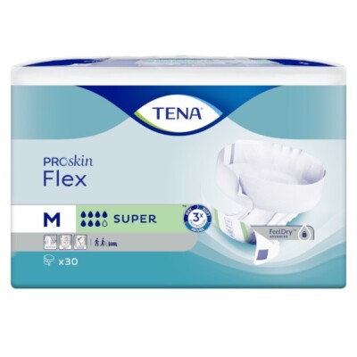 Proskin Flex Super Tena Windel GrÃ¶ÃŸe M 30 StÃ¼ck