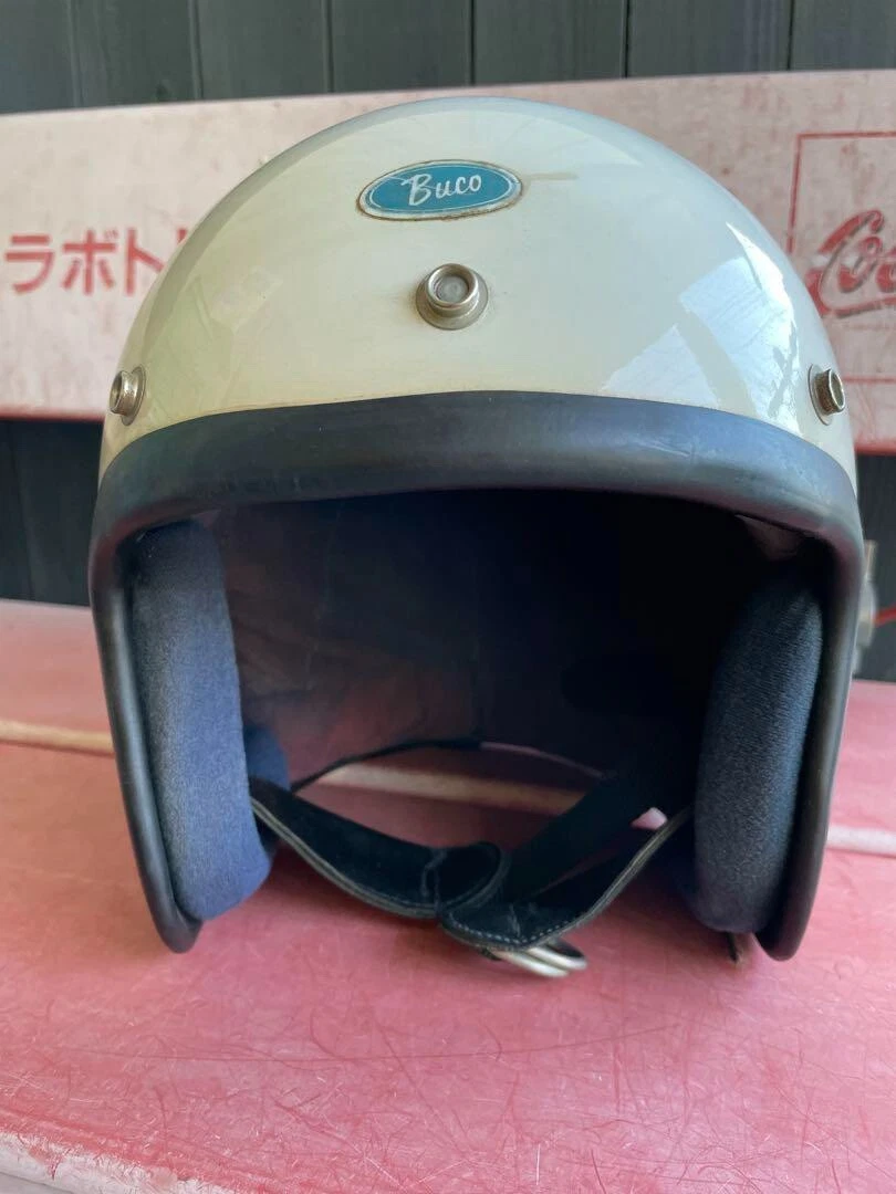 セットアップ 70's Helmet Jet GT Line Bule Buco ヘルメット/シールド