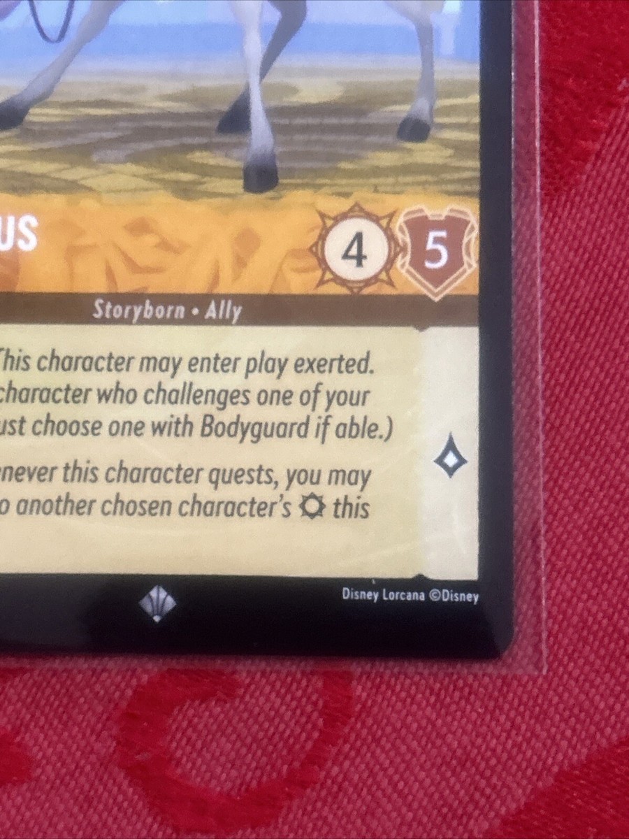 Disney LORCANA - Maximus - Palace Horse - Super Rare 10/204