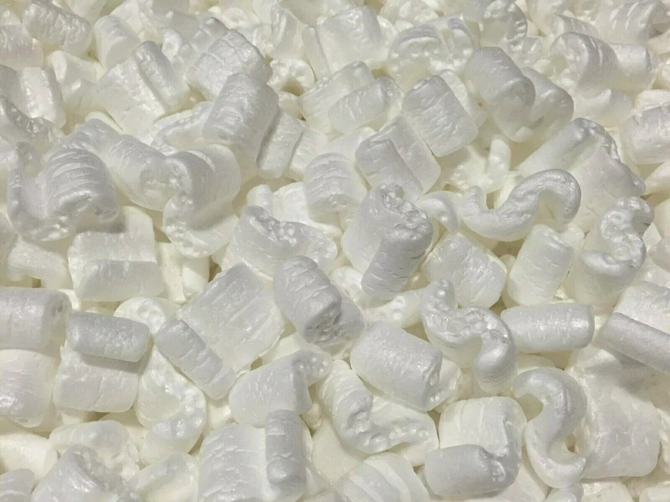 30 galones blanco antiestático embalaje cacahuetes relleno suelto material de envío Foto 2 de 2