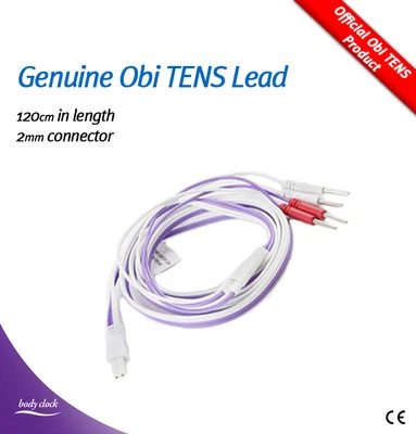BODY CLOCK HEALTH CARE LTD Lead 120cm for the Babycare TENS - Obi TENS (Dual lead) for 4 Electrodes