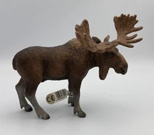 Schleich Male BULL MOOSE 2009 Retired Wildlife Animal Figure 14619