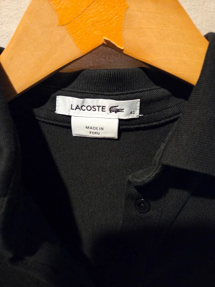 Lacoste Womens Dress Sz 40 Pique Polo Tennis Golf Collegiate Preppy - Image 3 of 3