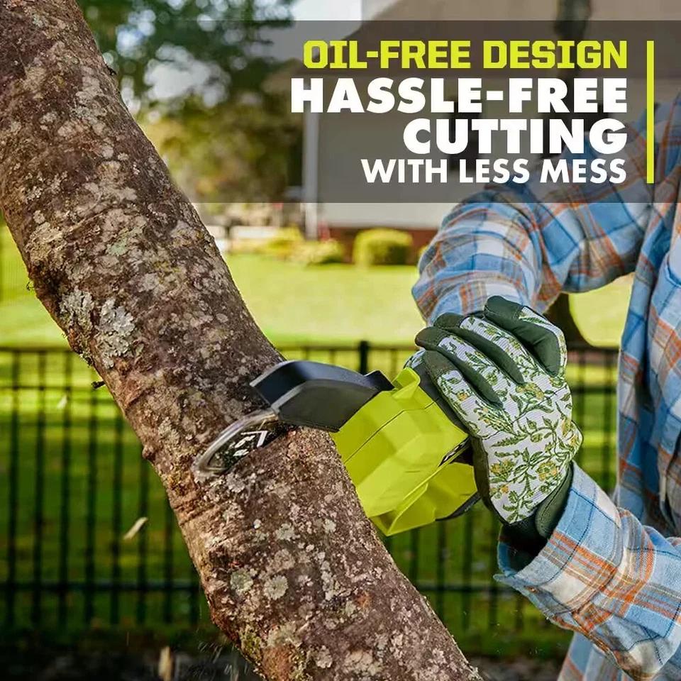 ONE+ 18V 6 in. Cordless Battery Compact Pruning Mini Chainsaw (Tool Only) - Image 4 of 4