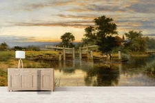 3D Oil Countryside Wallpaper Wall Mural Removable Self-adhesive Sticker 395