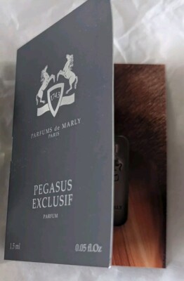 Parfums De Marly Pegasus Exclusif Parfum Official Carded Sample 1.5ml