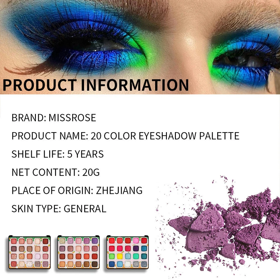 Pro Colorful Nude Pigment Eyeshadow Pallet Cosmetic Multicolor Eye Hadow Palette - Image 3 of 4
