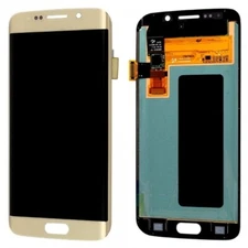 Samsung S7 Edge LCD Display No Frame Original Service Part - Gold Color