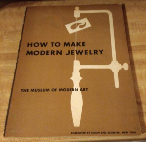 1st Edition How to Make Modern Jewelry Book 1949 Paperback Craft Instruction Art - Photo 1/11