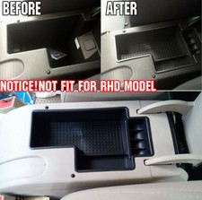 Abs Center Console Armrest Storage Box Organizer Tray For Skoda Superb 2009-2015