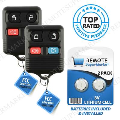 2 For CWTWB1U345 New Remote Keyless Entry Key Fob Ford Escape Mustang Explorer
