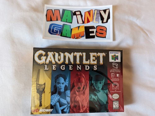 Gauntlet Legends Nintendo 64 N64 Brand New Sealed CiB Complete w/ box protector - Picture 2 of 22