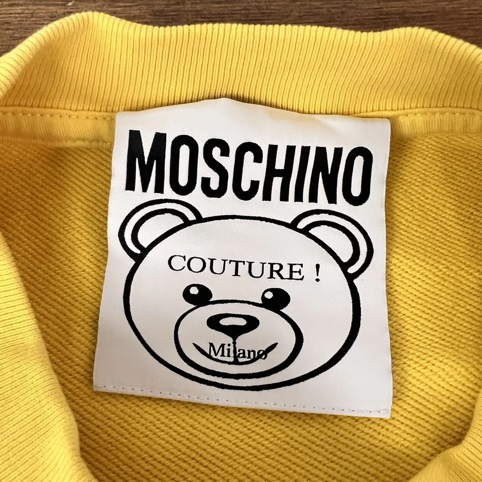 Moschino Teddy Cake Sudadera con Volantes Moschino Talla 6 Amarillo Foto 3 de 4