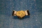 Masonic Handshake Freemasons Pin Lapel Hat Tie Coat Cap Jacket Badge Replica