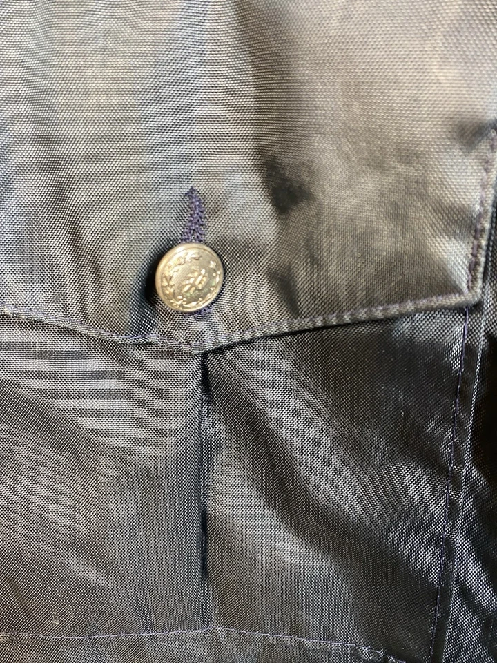 Vintage POLICE Jacket SIZE SMALL 38 REG Navy  Zip Thrashed Grail 60s 70s Punk - Image 4 of 4