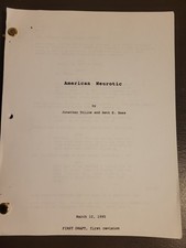 Jim Carrey American Neurotic Script 1995 Pre-Production Draft Rare