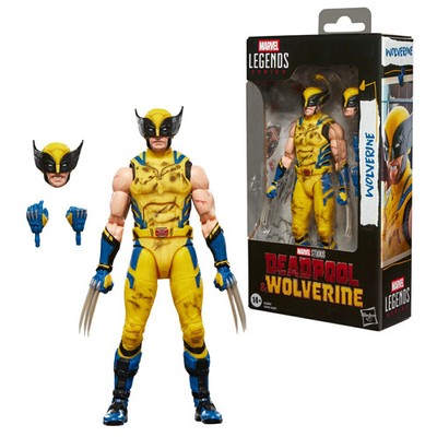Hasbro Marvel Legends Wolverine Battle Damage Deadpool Figure