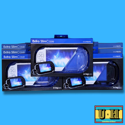 NEW Playstation PS Vita Protective Hard Shell Case - Clear Extra Slim - 3 Colors