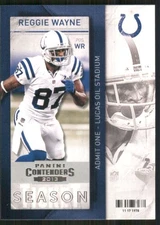 2013 Panini Contenders #34 Reggie Wayne Indianapolis Colts Football Card 35559