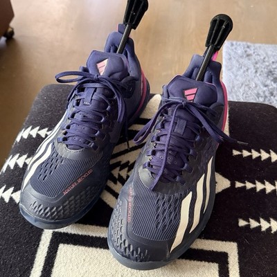Adidas adiZero Cybersonic Deep Purple White Trading Shoes Sneakers Men s Size 10
