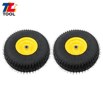 15x6.00-6'' Tires Assembly 2 Pack Replacement For John Deere Riding Mowers 464881