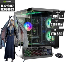 Pre-Built ARGB Gaming PC RX 6900 XT, Intel i7, 32GB RAM, 1TB SSD, Win11 , WiFi 6