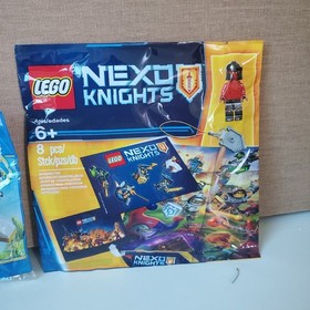 Lego 5 sets Nexo Knights mini Fig Chima 30250 Studios 1411 Ninjago 30422 Polybag