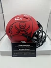 Bucky Irving Signed Tampa Bay Buccaneers Eclipse Speed Mini Helmet Fanatics COA