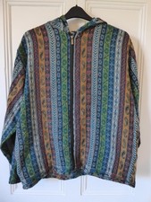 Funky Threads, Women's Cashmelon Hippie Pixie hooded Hoodie - Size XL
