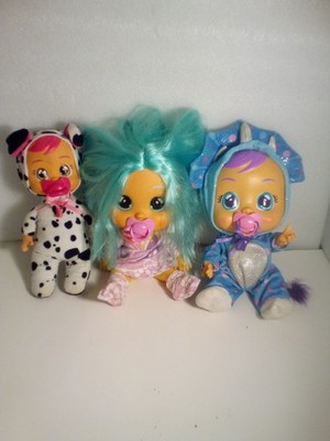 Lot IMC Toys Dolls Cry Babies Baby Doll Lot of 4 Various Characters SEE PICS!