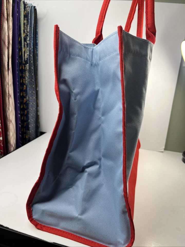 Large Baby Blue And Heart MOSCHINO Tote Bag - Image 4 of 4