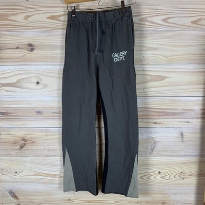 Gallery Dept Sweatpants Women S Gray Flare Reconstructed Colorblock Retro