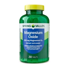 Spring Valley Magnesium Bone & Muscle Health Dietary Supplement 250Tablets 250mg