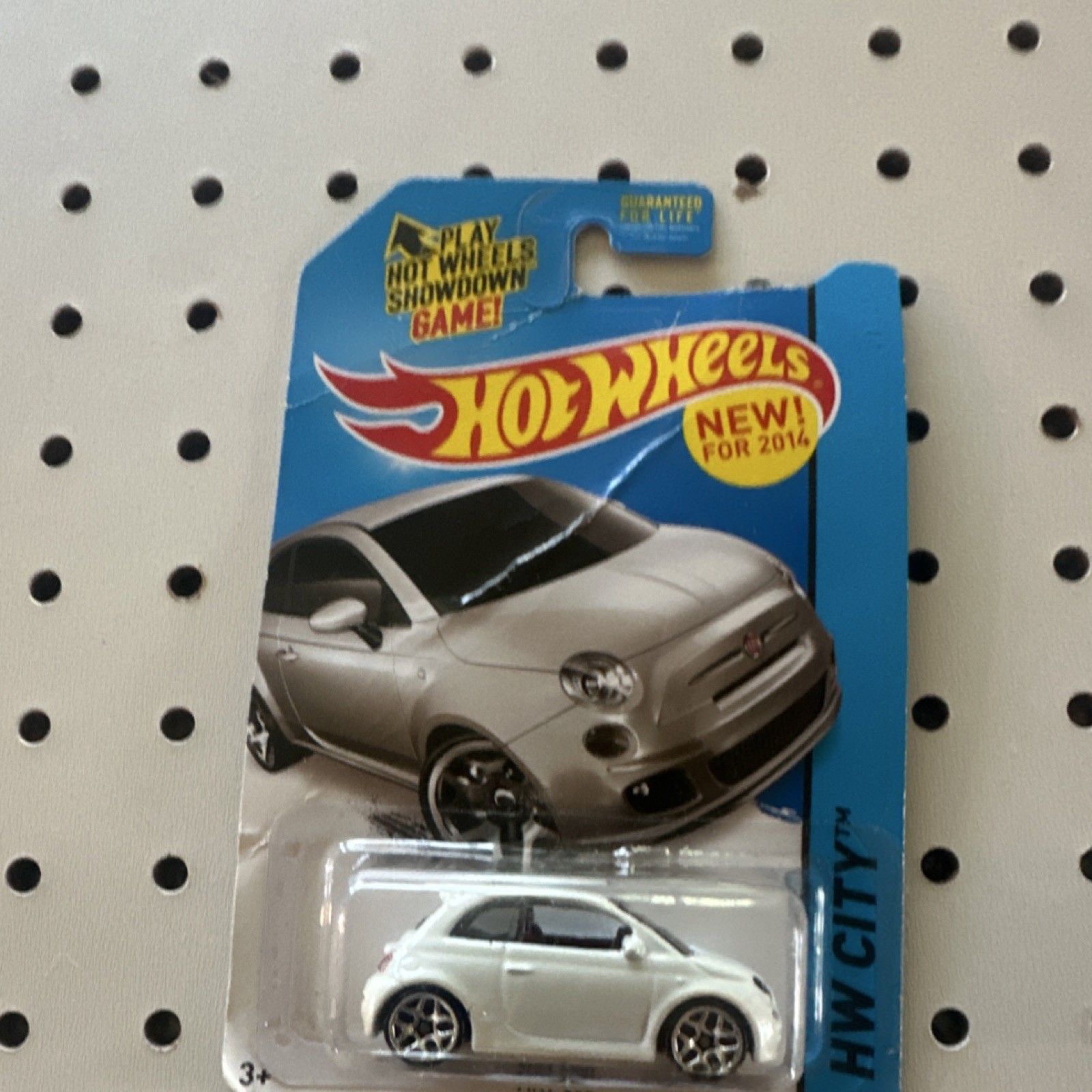 Hot Wheels Fiat 500  White Rare 
